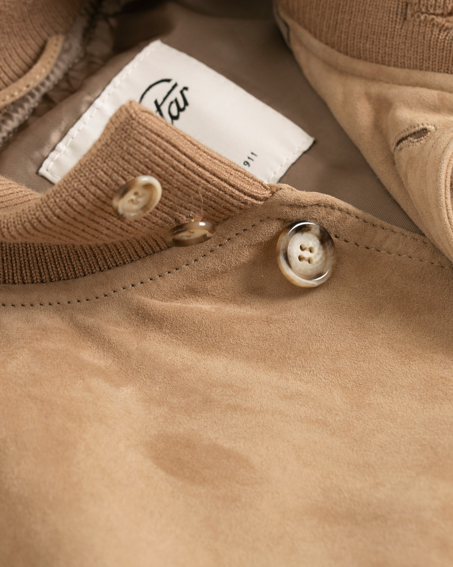 Homme | Manteaux Et Vestes | Valstar | Valstarino Suede Jacket Light Brown