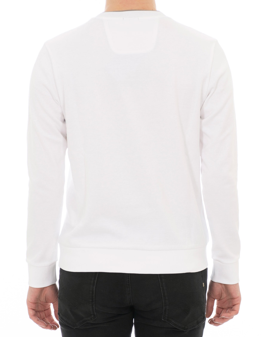 Homme | Pulls Et Tricots | BOSS GREEN | BOSS Athleisure Salbo Crew Neck Sweatshirt White