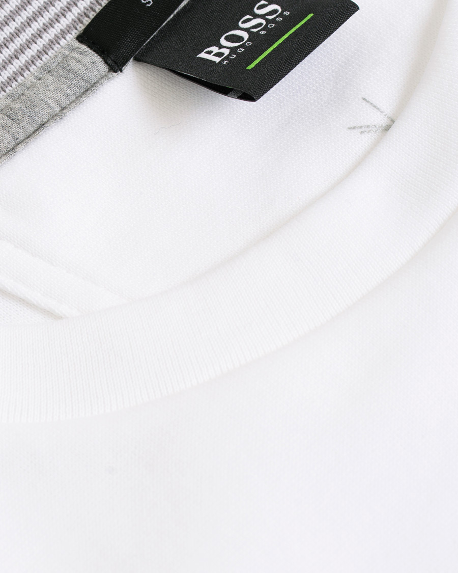 Homme | Pulls Et Tricots | BOSS GREEN | BOSS Athleisure Salbo Crew Neck Sweatshirt White