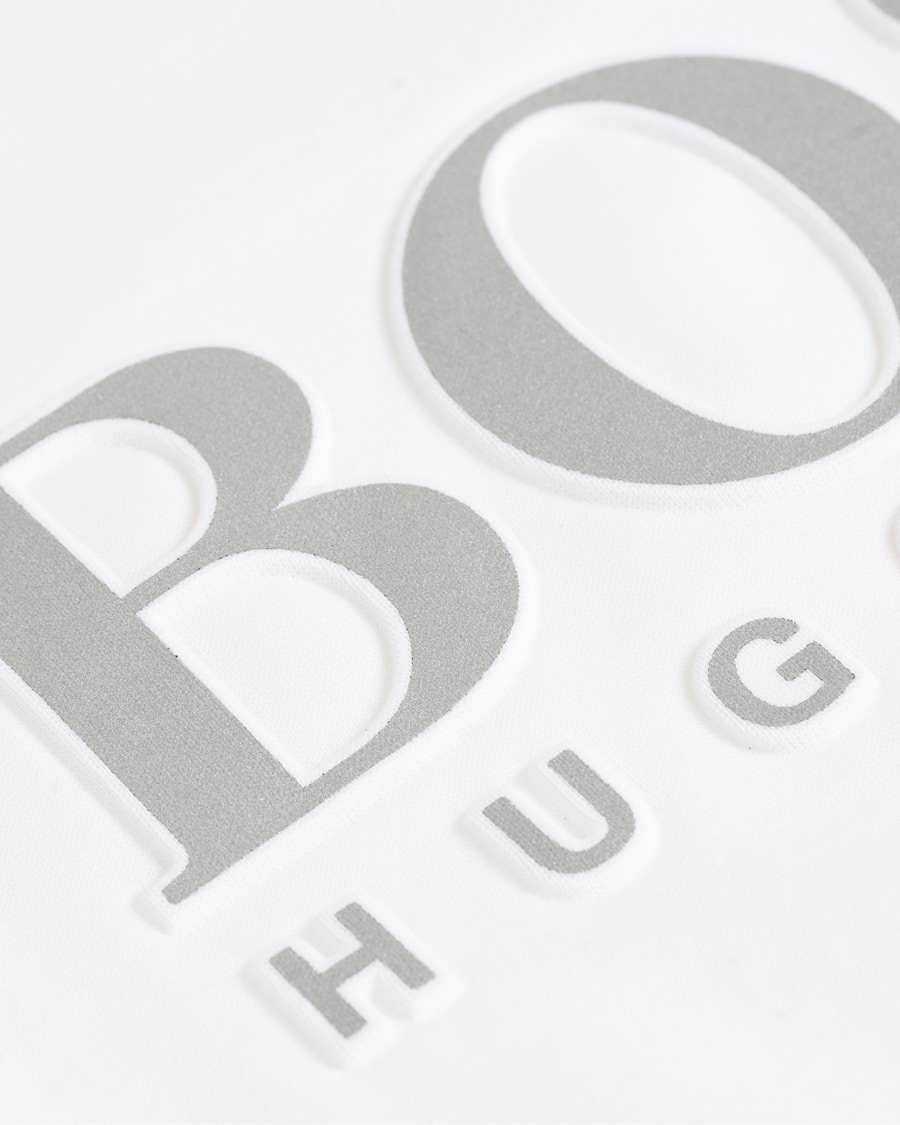 Homme | Pulls Et Tricots | BOSS GREEN | BOSS Athleisure Salbo Crew Neck Sweatshirt White