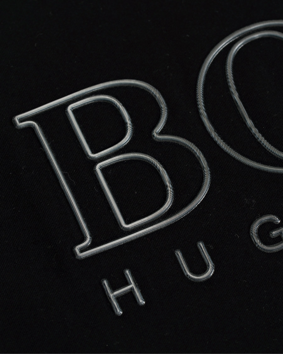 Homme | T-shirts | BOSS GREEN | BOSS Athleisure Tee Logo Crew Neck Black