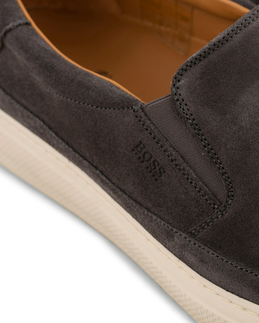 Homme | BOSS Eclipse Slip On Sneaker Grey | BOSS BLACK | BOSS Eclipse Slip On Sneaker Grey