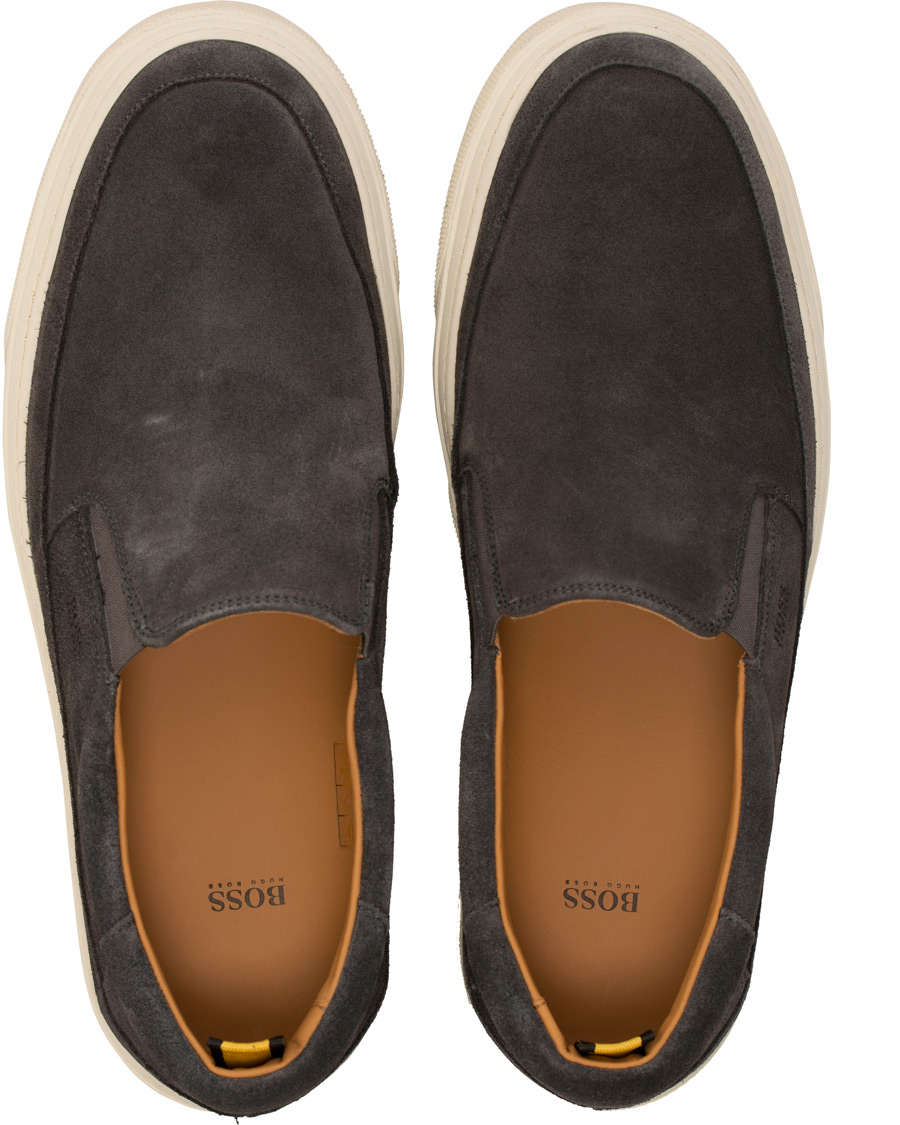 Homme | BOSS Eclipse Slip On Sneaker Grey | BOSS BLACK | BOSS Eclipse Slip On Sneaker Grey
