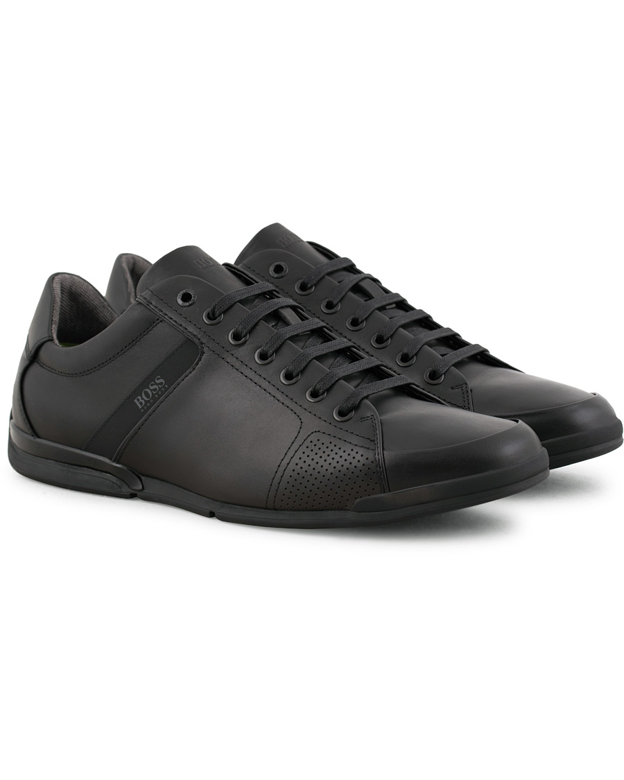 Heren | BOSS Athleisure Saturn Low Sneaker Black | BOSS GREEN | BOSS Athleisure Saturn Low Sneaker Black
