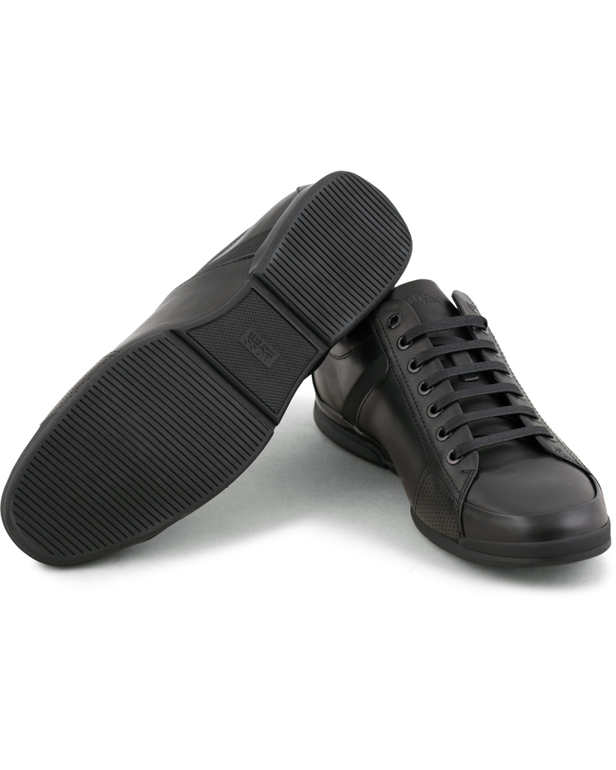 Heren | BOSS Athleisure Saturn Low Sneaker Black | BOSS GREEN | BOSS Athleisure Saturn Low Sneaker Black