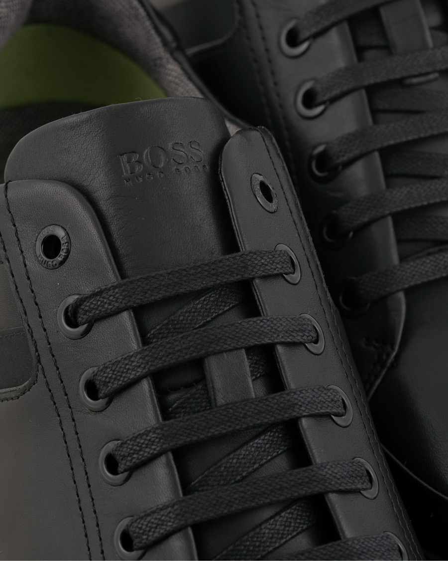 Heren | BOSS Athleisure Saturn Low Sneaker Black | BOSS GREEN | BOSS Athleisure Saturn Low Sneaker Black