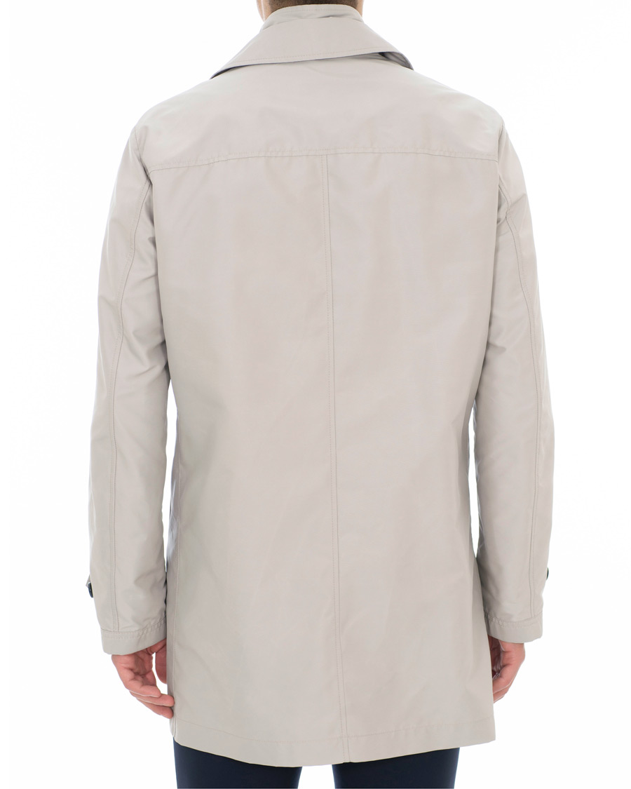 Homme | Manteaux Et Vestes | Fay | Morning Double Front Nylon Coat Light Grey
