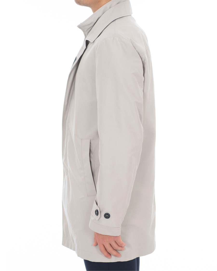 Homme | Manteaux Et Vestes | Fay | Morning Double Front Nylon Coat Light Grey