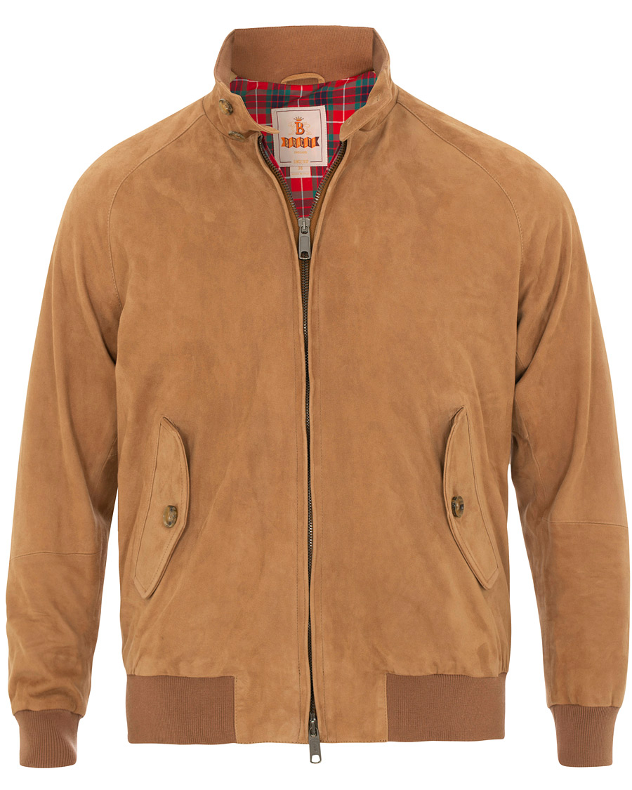 Homme | Manteaux Et Vestes | Baracuta | G9 Suede Jacket Tobacco