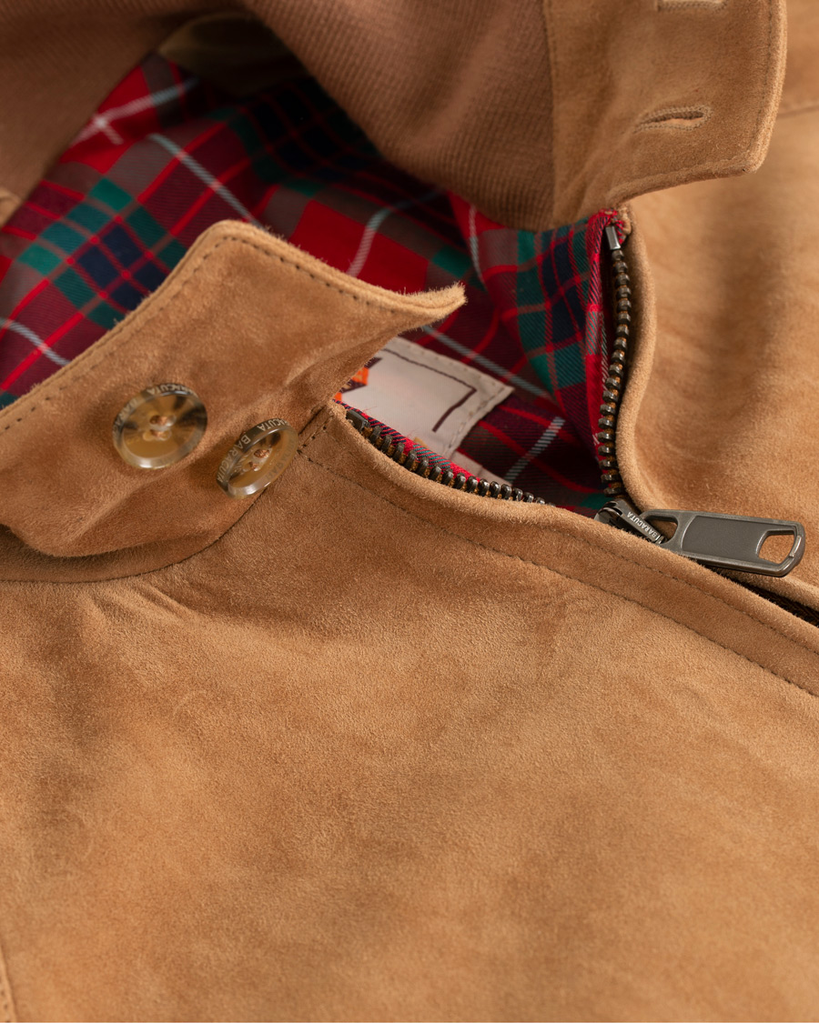 Homme | Manteaux Et Vestes | Baracuta | G9 Suede Jacket Tobacco