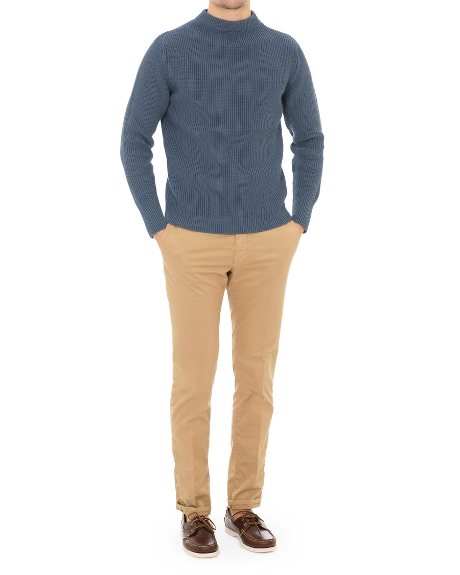Homme | Pulls Et Tricots | Andersen-Andersen | Organic Cotton Crewneck Petroleum
