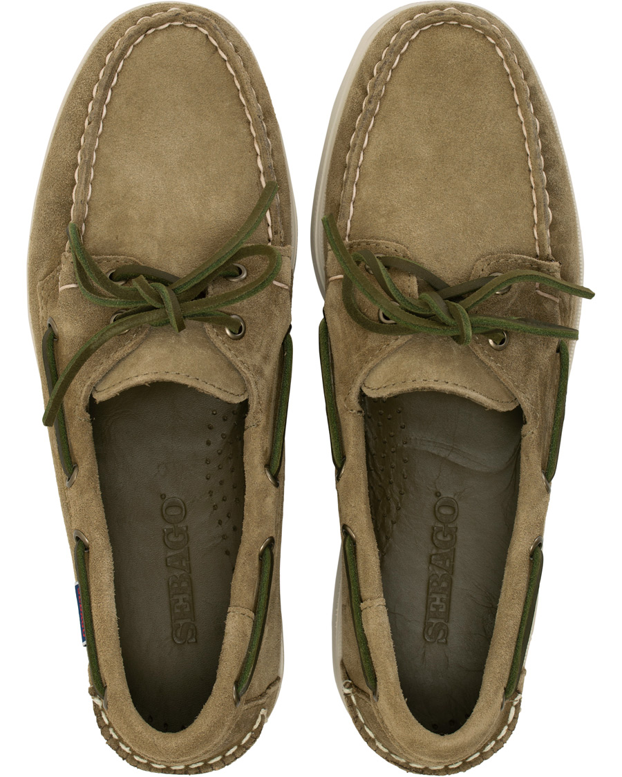 Homme | Sebago Docksides Boat Shoe Green Military | Sebago | Docksides Boat Shoe Green Military