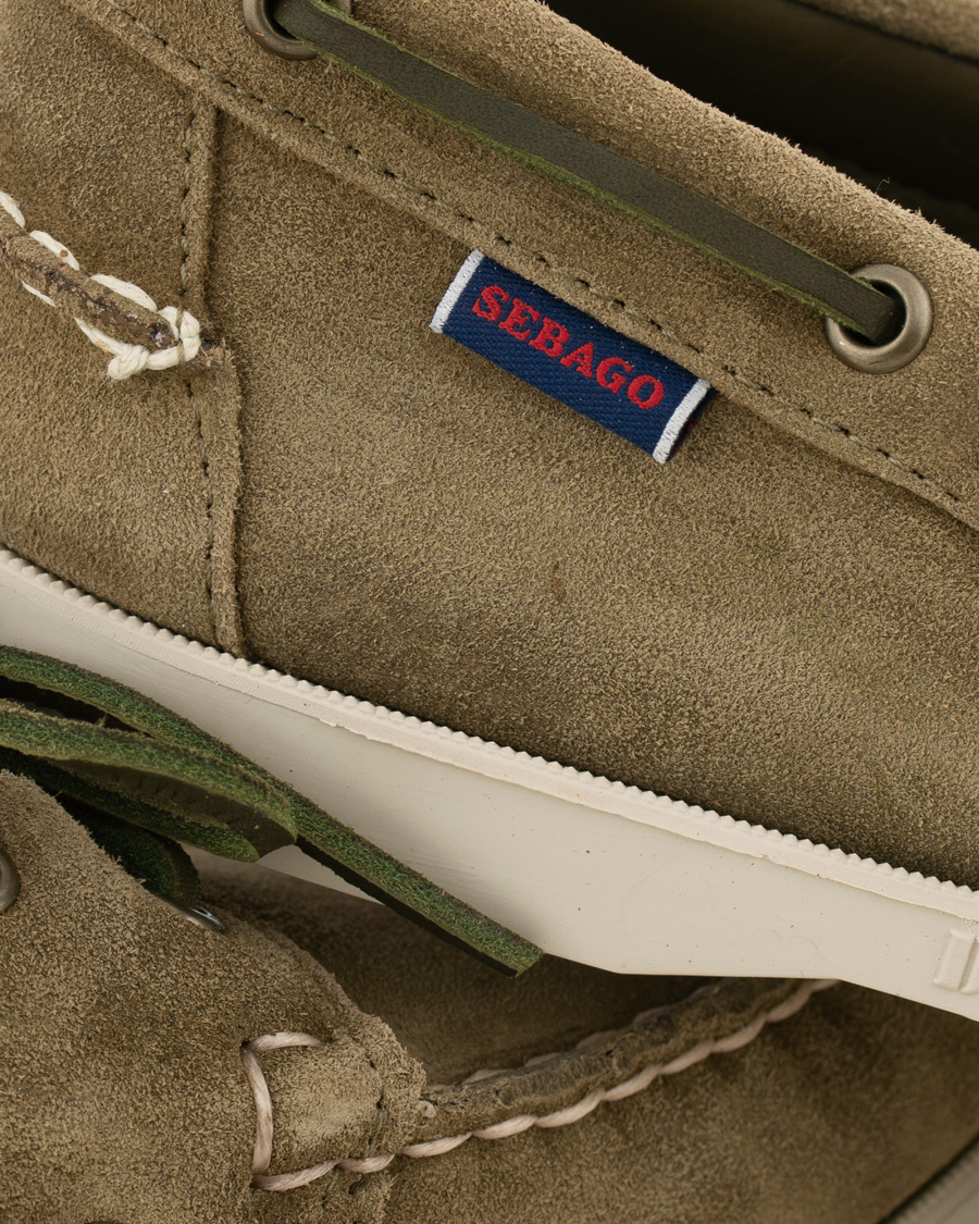 Homme | Sebago Docksides Boat Shoe Green Military | Sebago | Docksides Boat Shoe Green Military