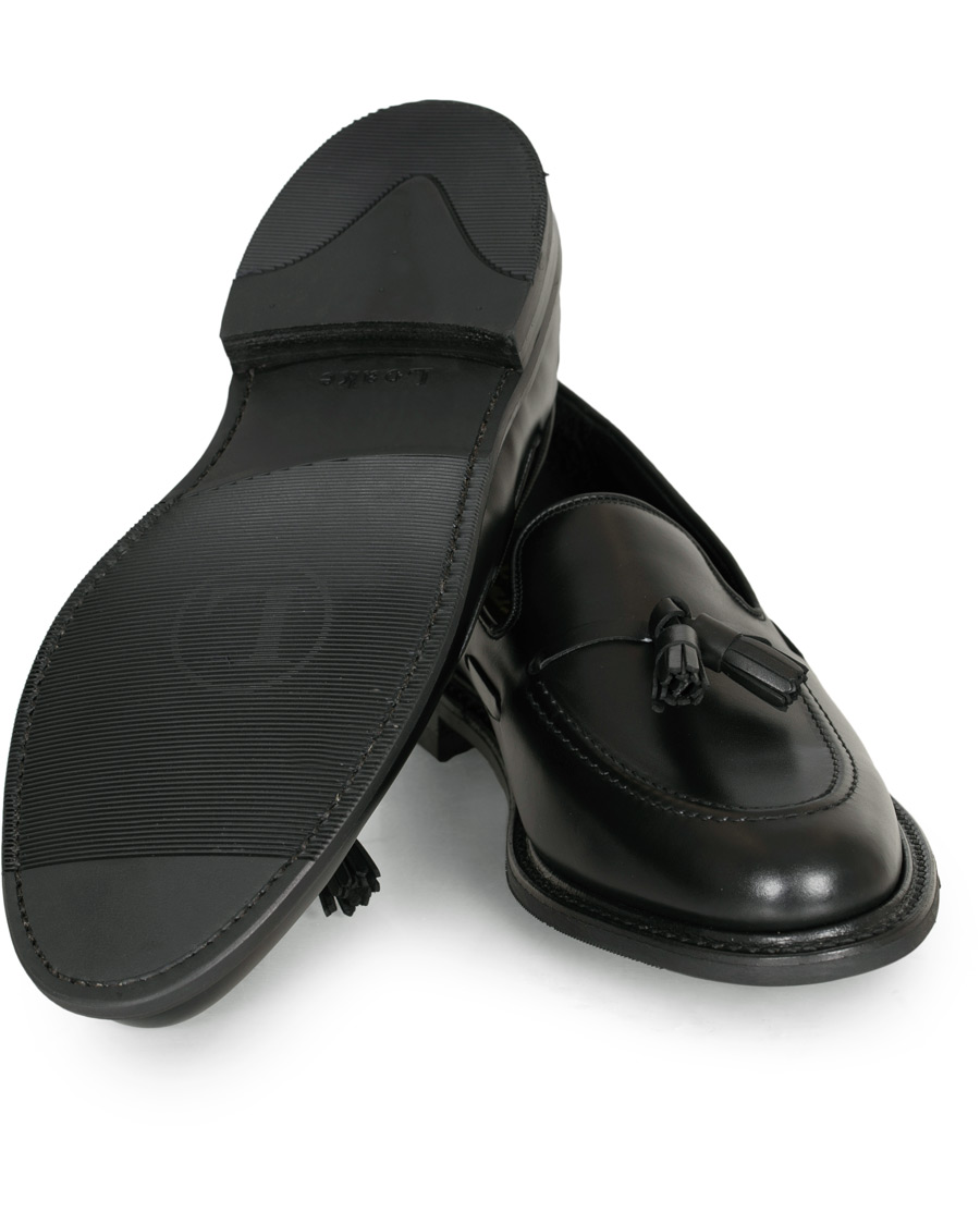 Homme | Loake 1880 Nottingham Tassel Loafer Shadow Black Calf | Loake 1880 | Nottingham Tassel Loafer Shadow Black Calf