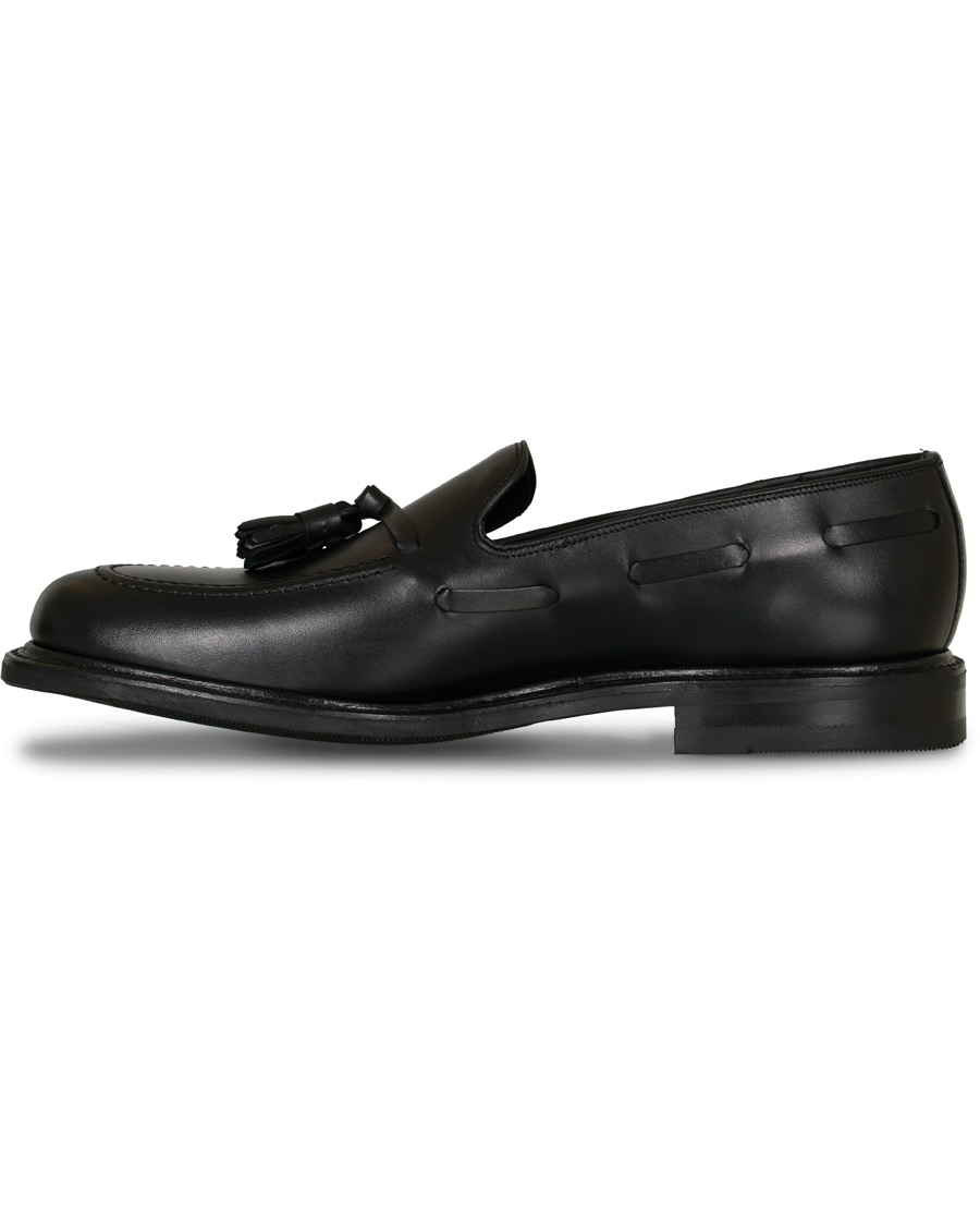 Homme | Loake 1880 Nottingham Tassel Loafer Shadow Black Calf | Loake 1880 | Nottingham Tassel Loafer Shadow Black Calf