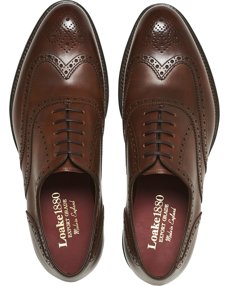 Homme | Loake 1880 Export Grade Torrington Oxford Brogue Antique Brown | Loake 1880 Export Grade | Torrington Oxford Brogue Antique Brown
