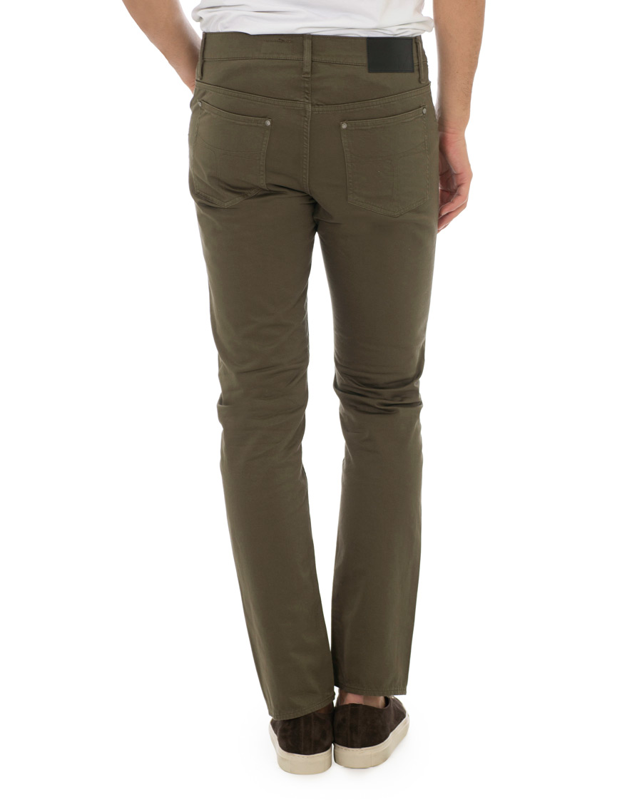 Heren | Broeken | Tiger of Sweden Jeans | Iggy 5-Pocket Trousers Dark Khaki