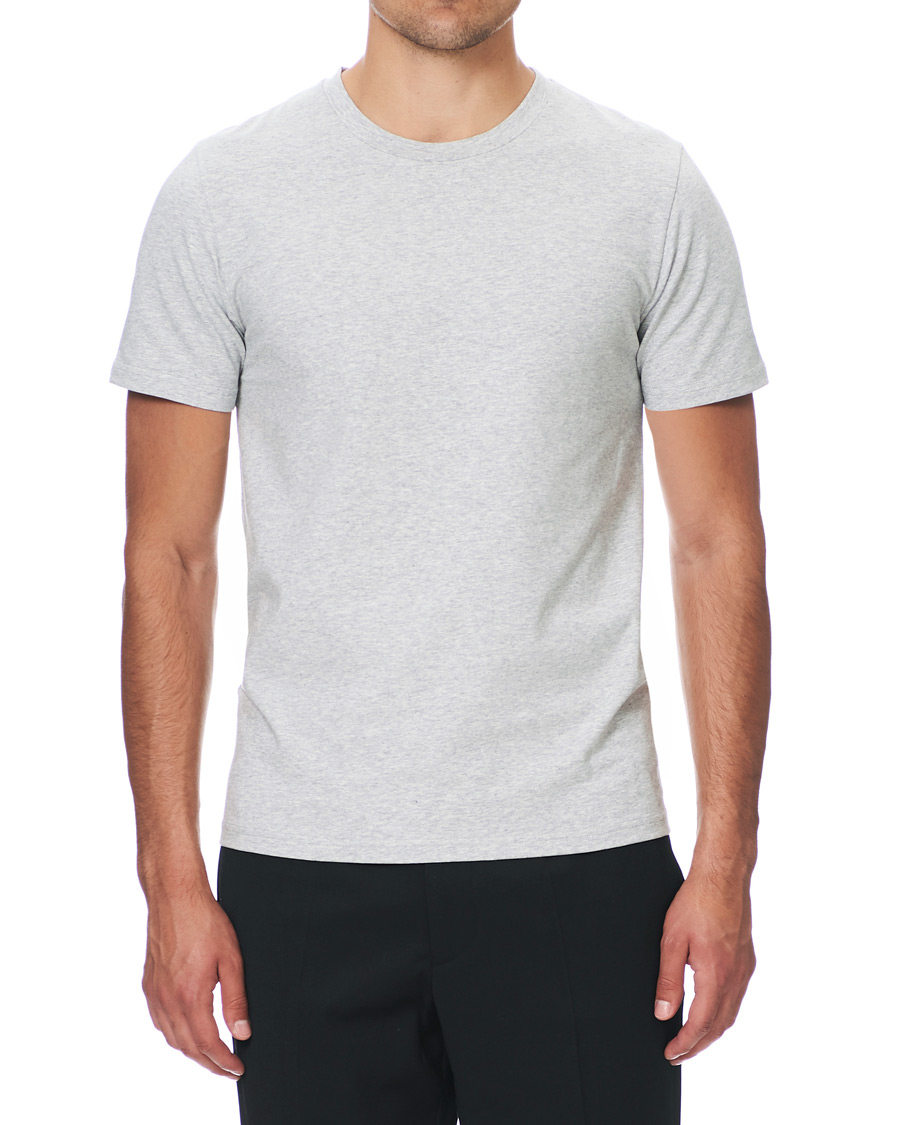 Homme | T-shirts | Filippa K | Soft Lycra Tee Light Grey Melange