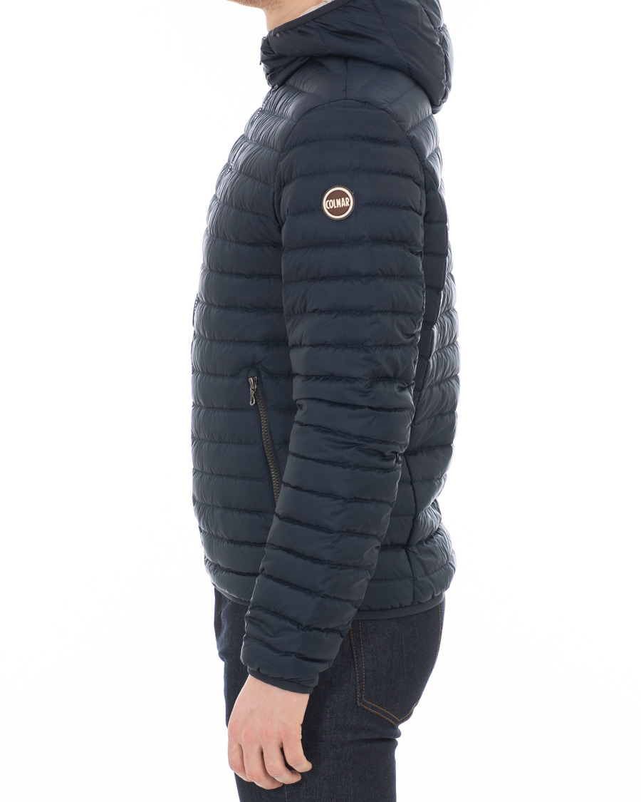Heren | Jassen | Colmar | Lightweight Down Hooded Jacket Navy