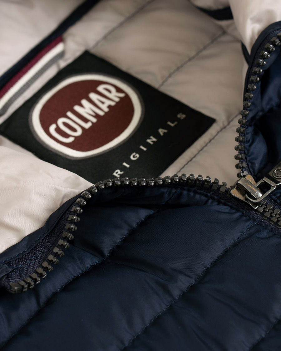 Heren | Jassen | Colmar | Lightweight Down Hooded Jacket Navy