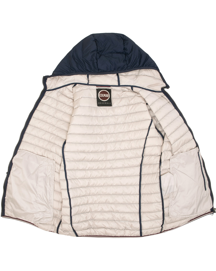 Heren | Jassen | Colmar | Lightweight Down Hooded Jacket Navy