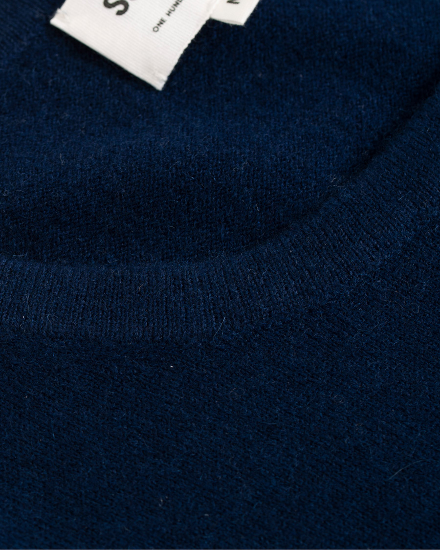 Heren | T-shirts | Soft Goat | Cashmere T-shirt Navy