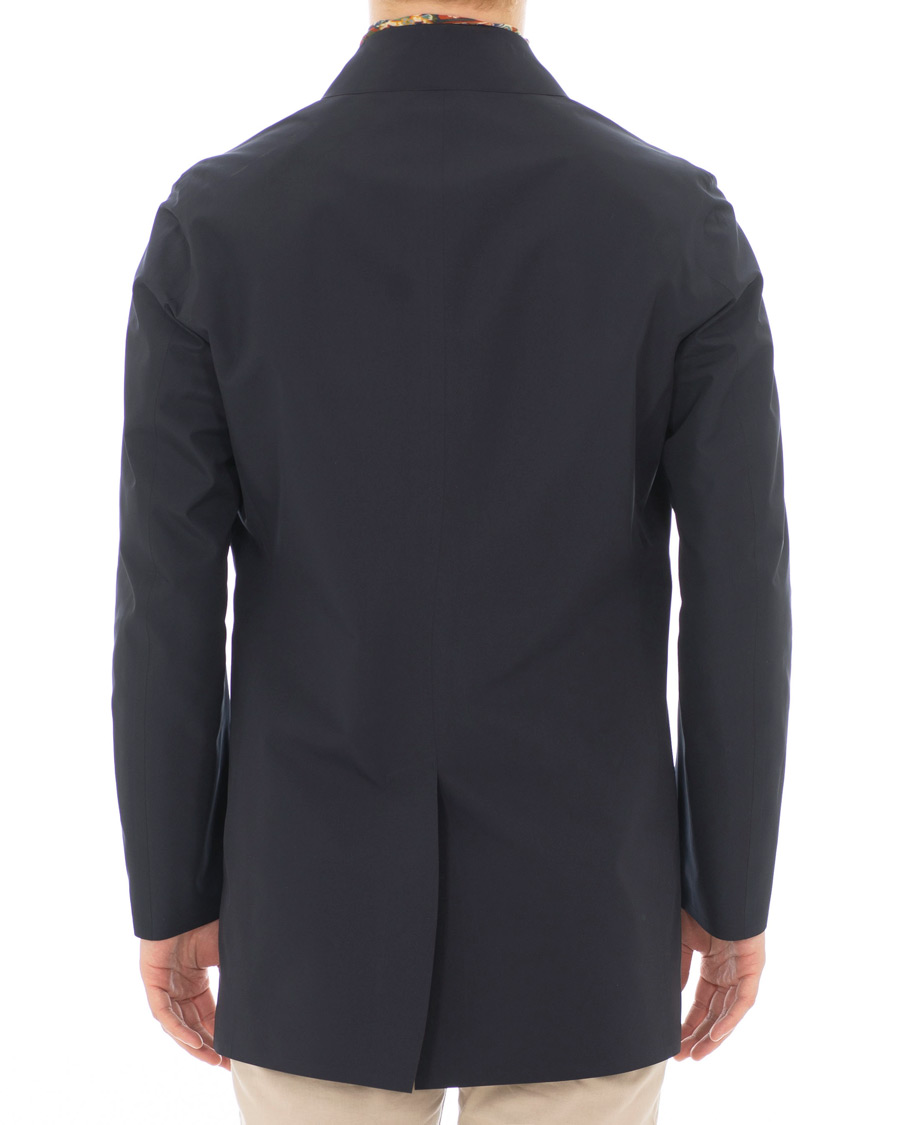 Homme | Manteaux Et Vestes | Kired | Pablo Laser Cut Trench Blue