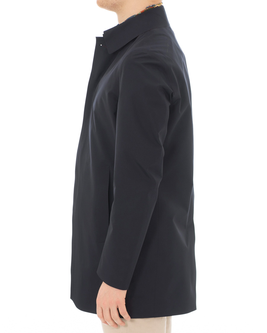 Homme | Manteaux Et Vestes | Kired | Pablo Laser Cut Trench Blue