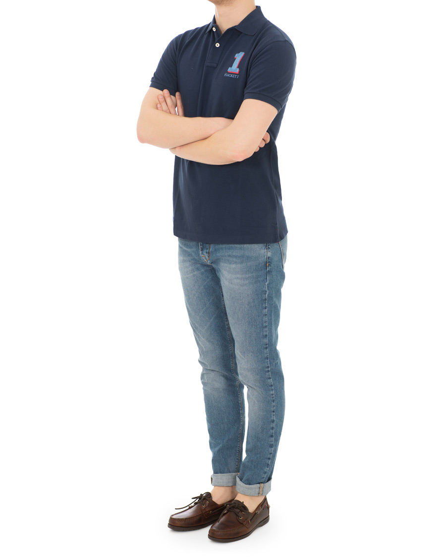 Heren | Polo's | Hackett | Number Polo Navy