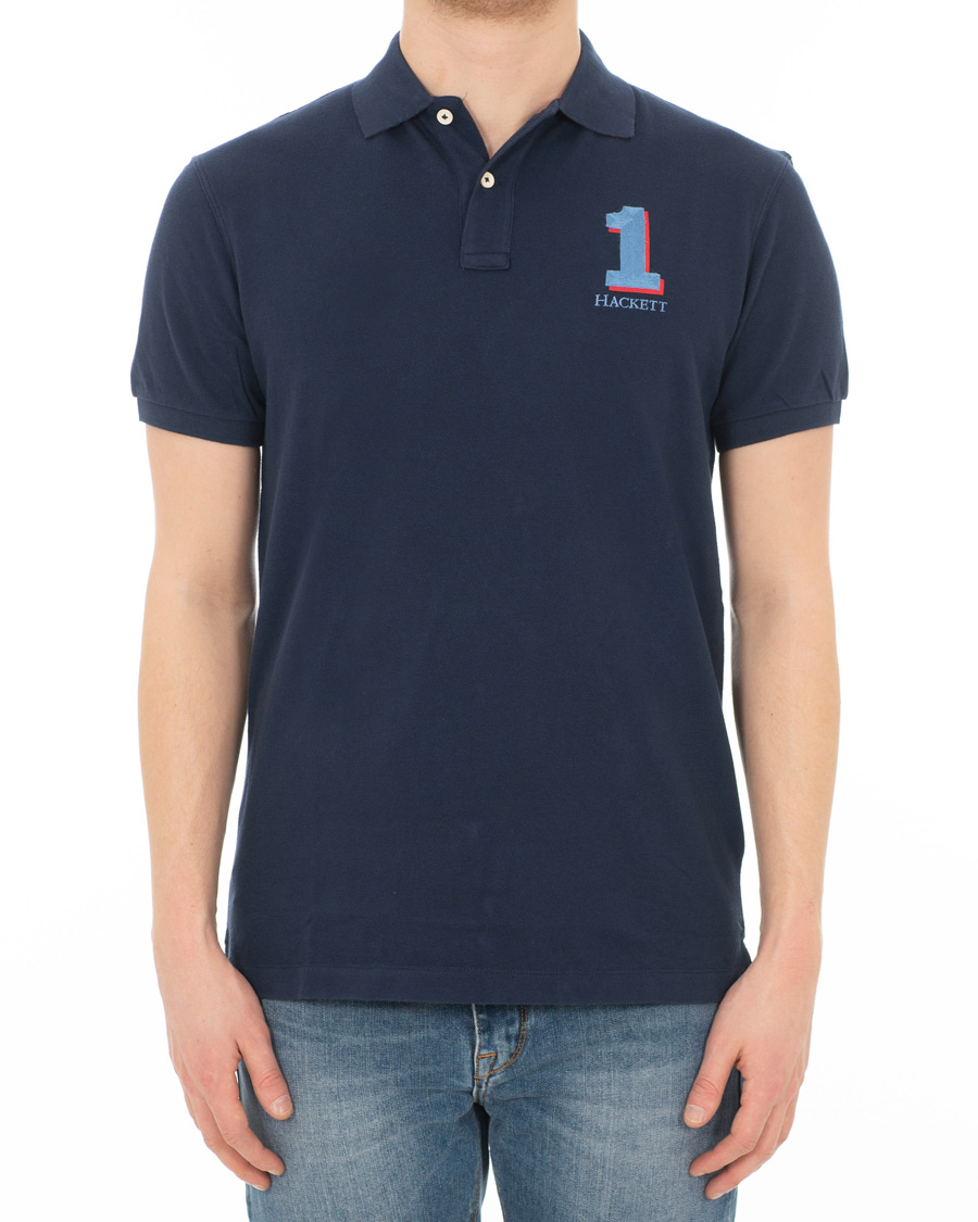 Heren | Polo's | Hackett | Number Polo Navy