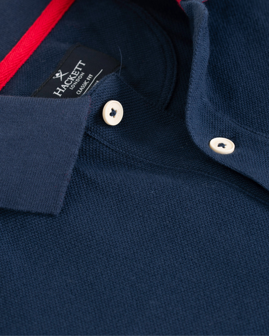 Heren | Polo's | Hackett | Number Polo Navy