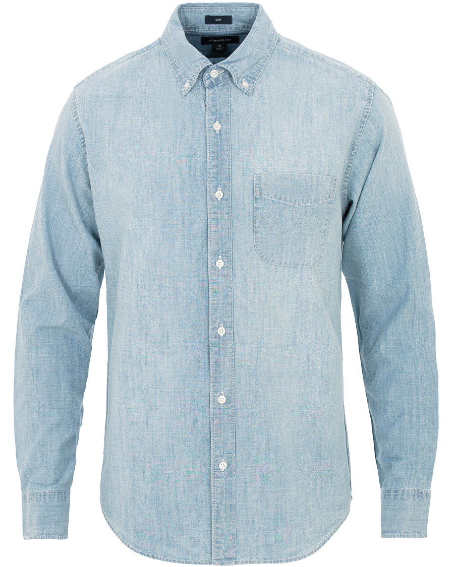 Homme | Chemises | J.Crew | Slim Fit Chambray Shirt Light Wash
