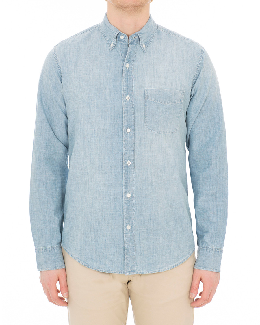 Homme | Chemises | J.Crew | Slim Fit Chambray Shirt Light Wash