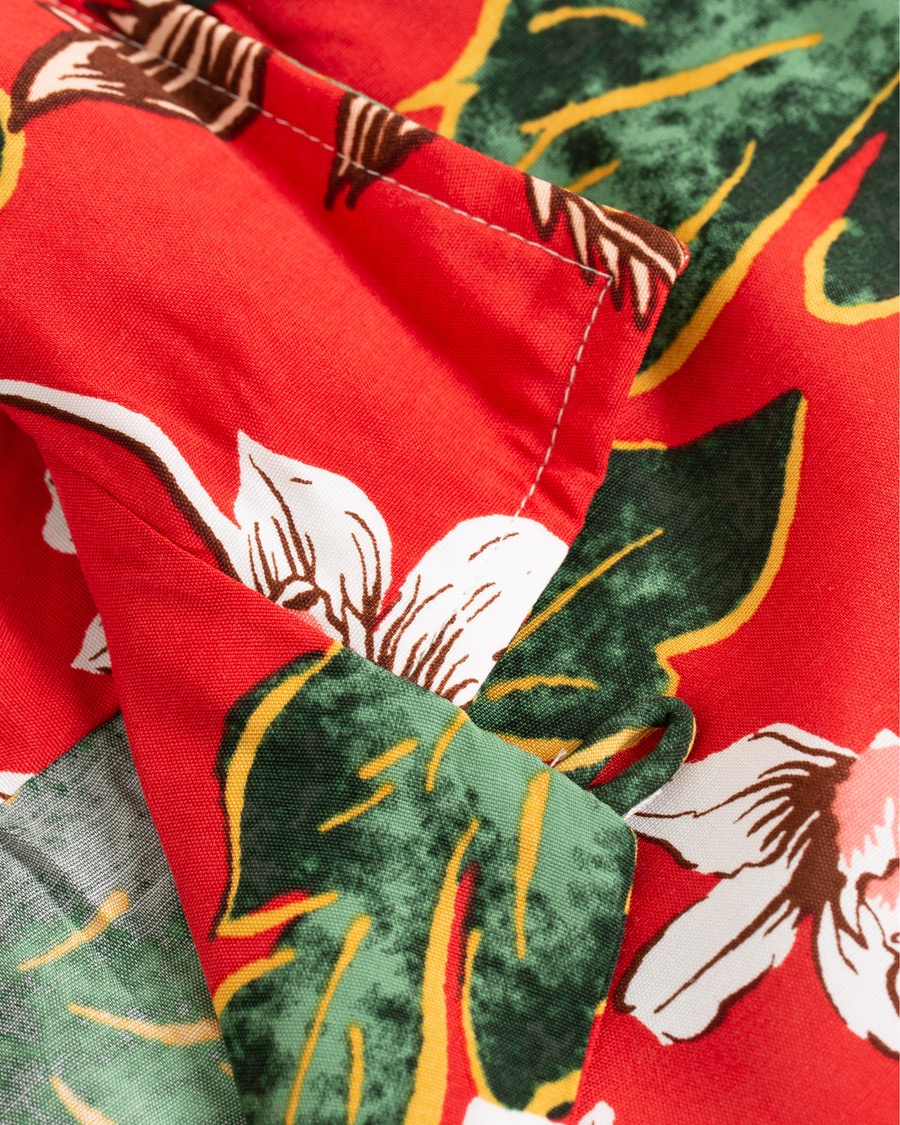 Homme | Chemises | J.Crew | Rayon Camp Collar Short Sleeve Shirt Palma Floral Red