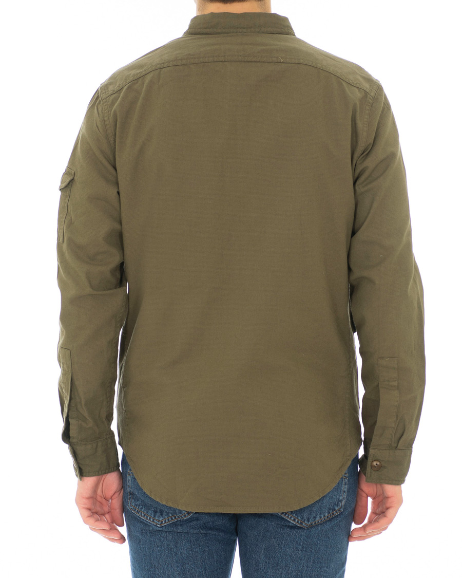 Heren | Overhemden | J.Crew | Wallace And Barnes Burma Cloth Fishing Shirt Jacket Frosty Olive