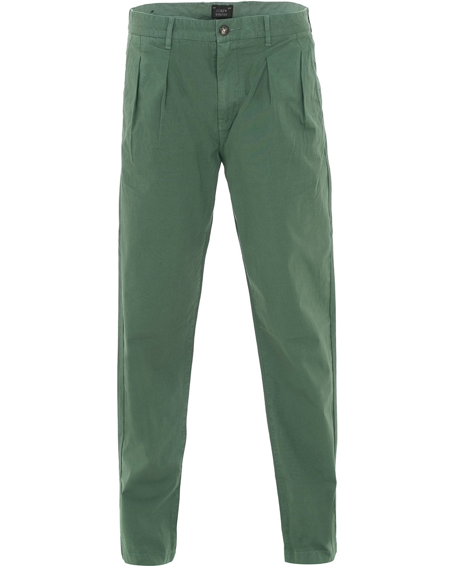 Heren | Broeken | J.Crew | Double Pleated Garment Dyed Canvas Chinos Cool Palm