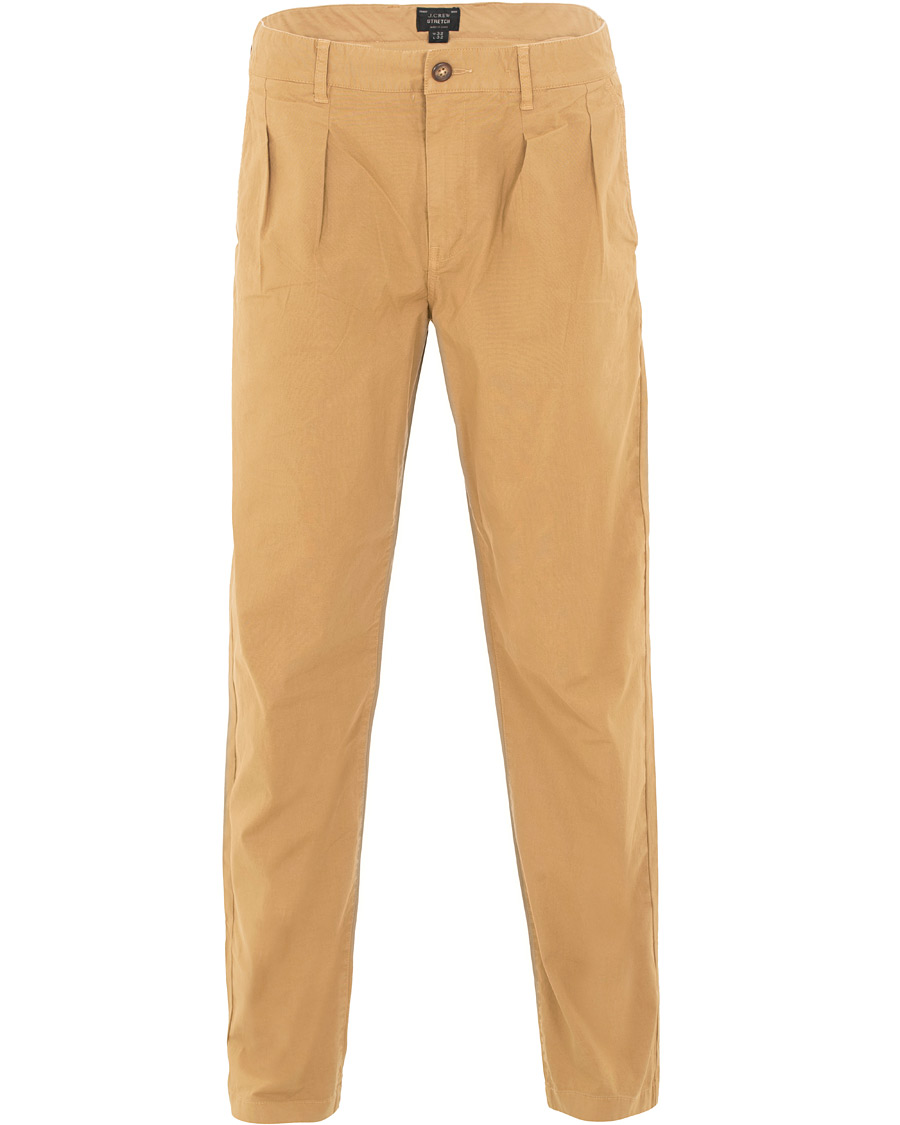 Heren | Broeken | J.Crew | Double Pleated Garment Dyed Canvas Chinos Melted Caramel