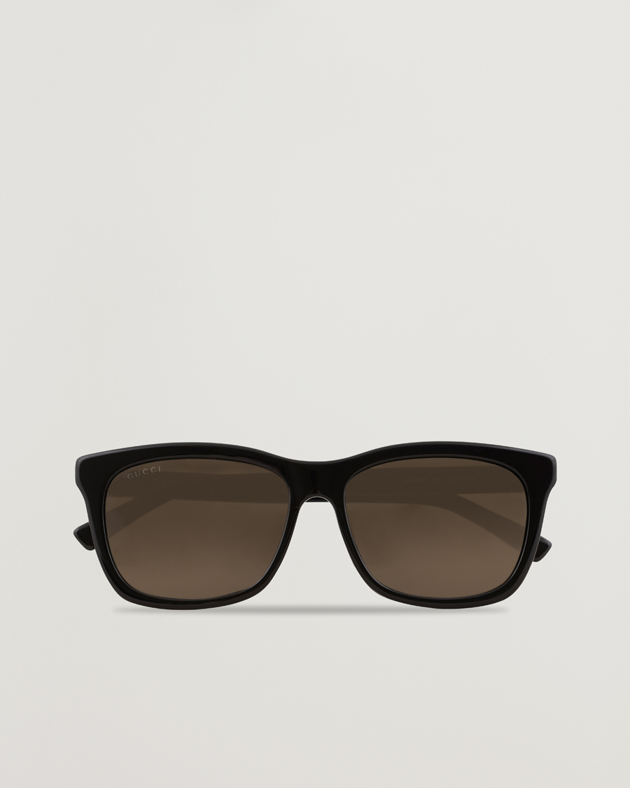 Homme | Gucci GG0449S Sunglasses Black/Gold/Brown | Gucci | GG0449S Sunglasses Black/Gold/Brown