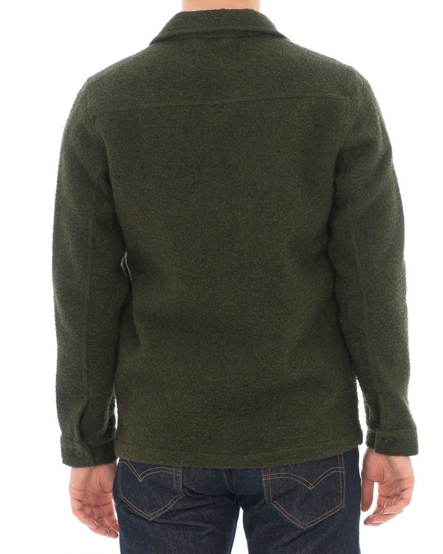Homme | Manteaux Et Vestes | A Day's March | Zip Up Teddy Olive