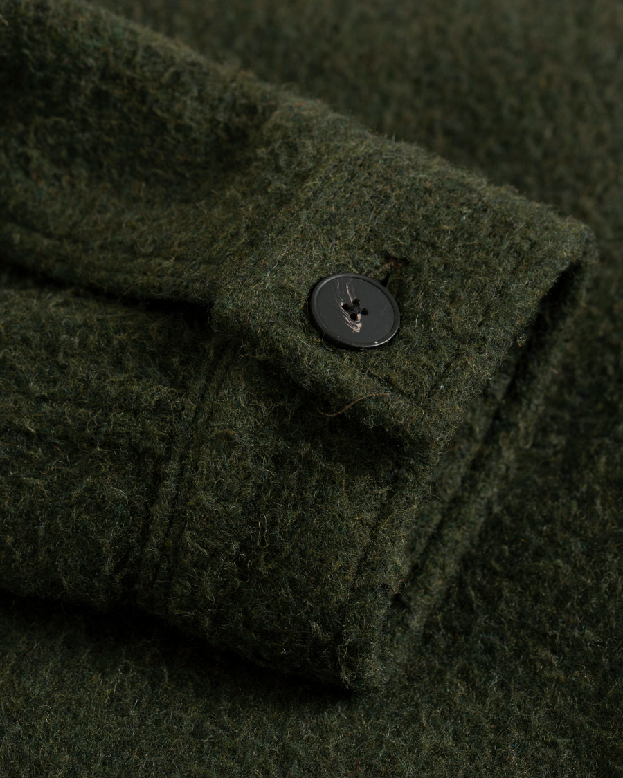 Homme | Manteaux Et Vestes | A Day's March | Zip Up Teddy Olive