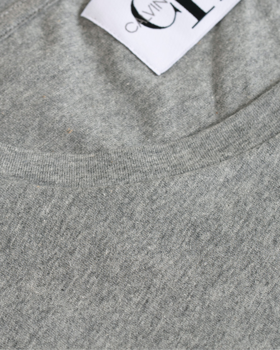 Homme | T-shirts | Calvin Klein Jeans | Monogram Box Logo Tee Grey Heather
