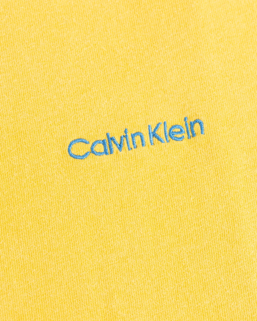 Homme | T-shirts | Calvin Klein | Garment Dyed Tee Yellow