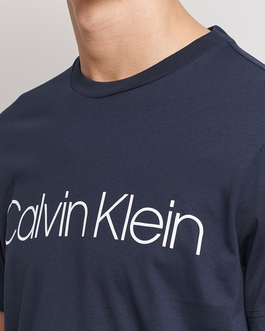 Homme | T-shirts | Calvin Klein | Front Logo Tee Navy