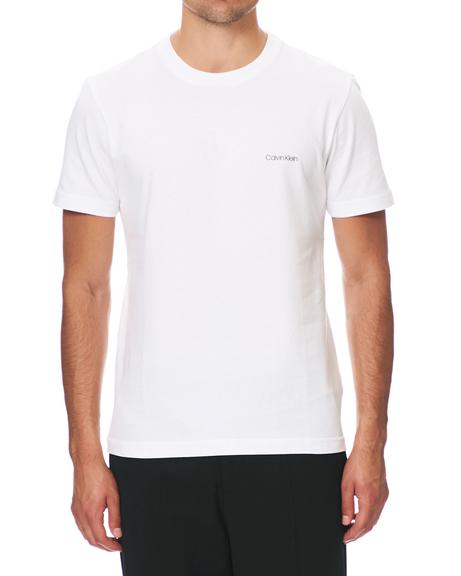 Homme | T-shirts | Calvin Klein | Chest Logo Tee White