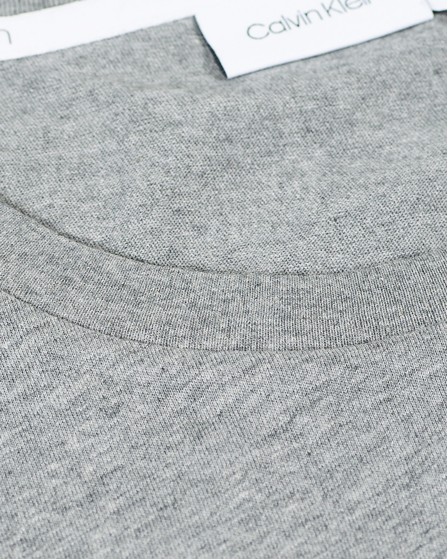 Heren | T-shirts | Calvin Klein | Chest Logo Tee Mid Grey Heather