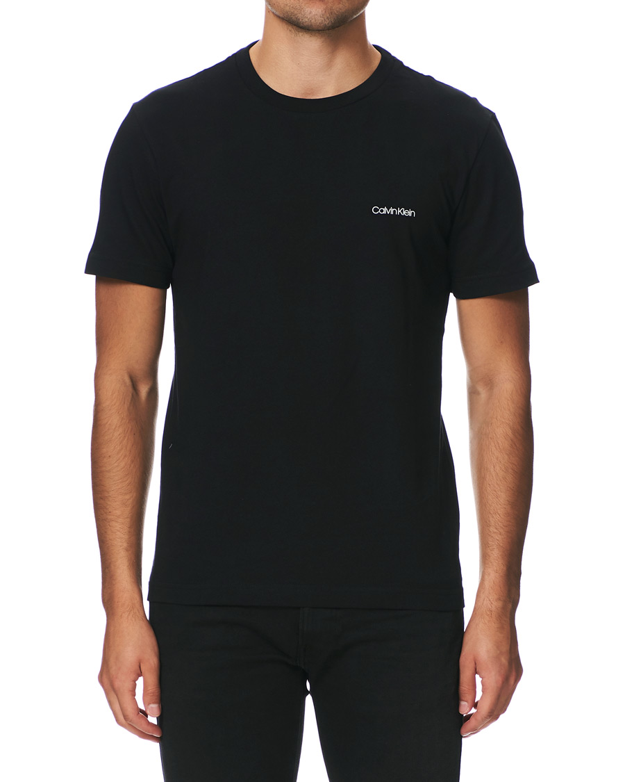Homme | T-shirts | Calvin Klein | Chest Logo Tee Black