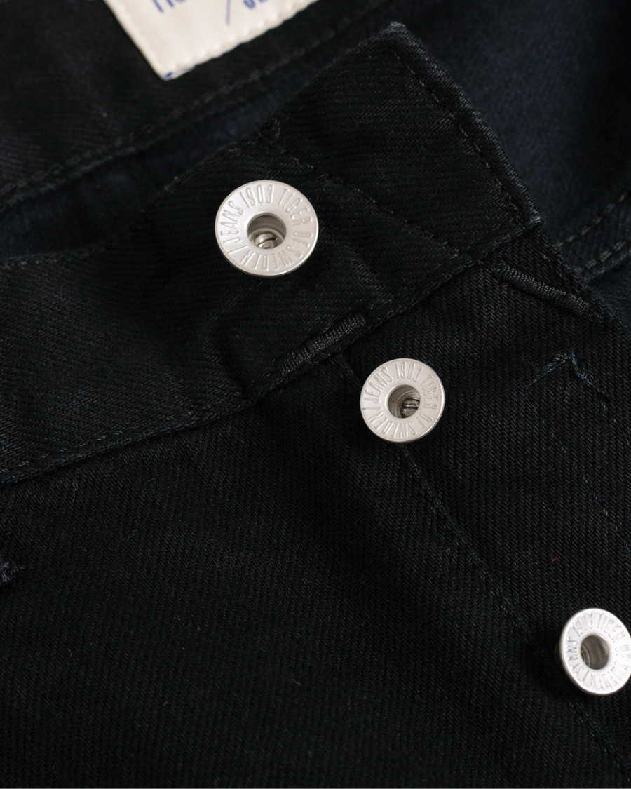 Homme | Jeans | Tiger of Sweden Jeans | Jud Selvedge Cropped Jeans Black