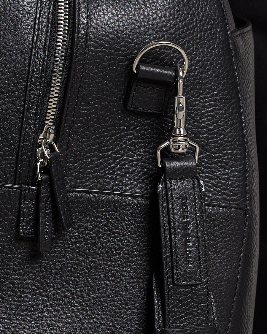 Heren | Tassen | Tiger of Sweden | Brome Grained Leather Weekendbag Black