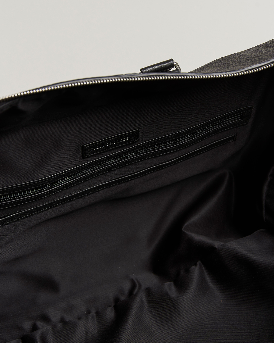 Heren | Tassen | Tiger of Sweden | Brome Grained Leather Weekendbag Black