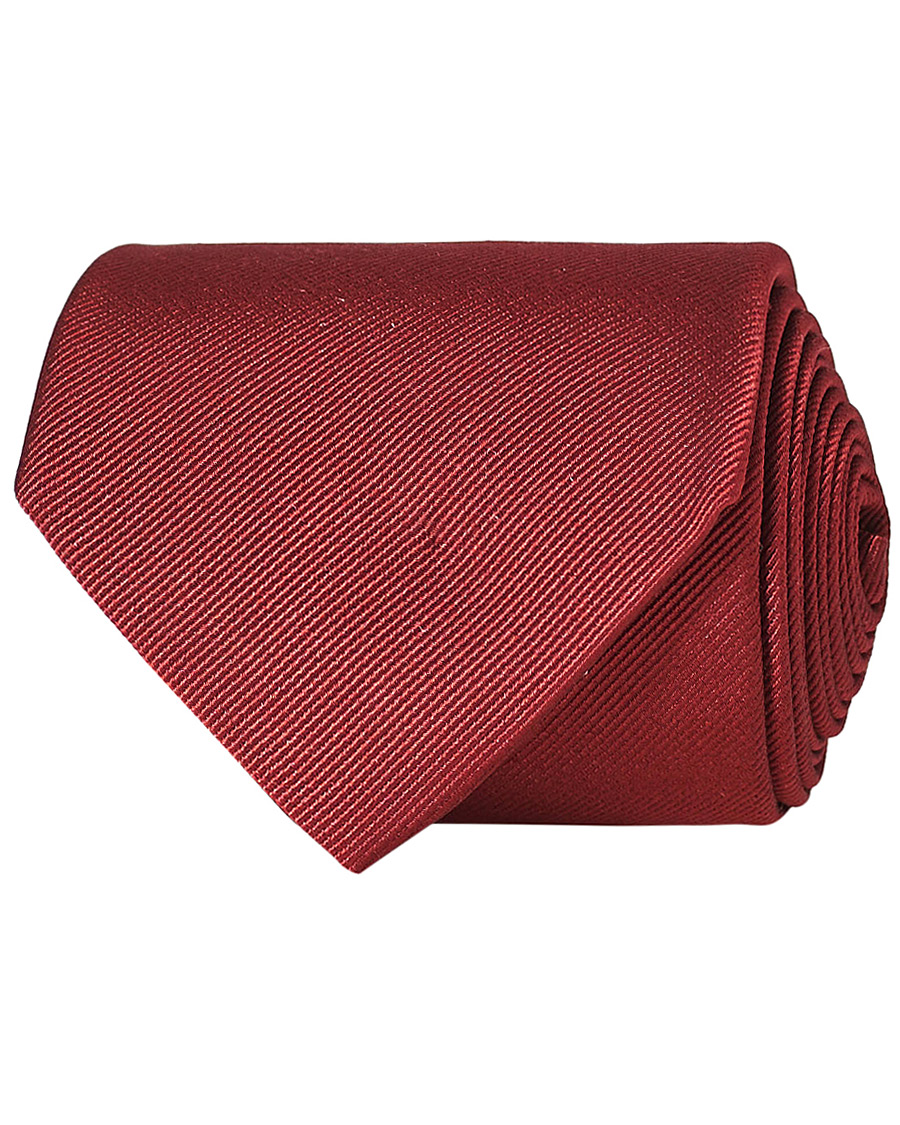 Homme | Amanda Christensen Plain Classic Tie 8 cm Wine Red | Amanda Christensen | Plain Classic Tie 8 cm Wine Red